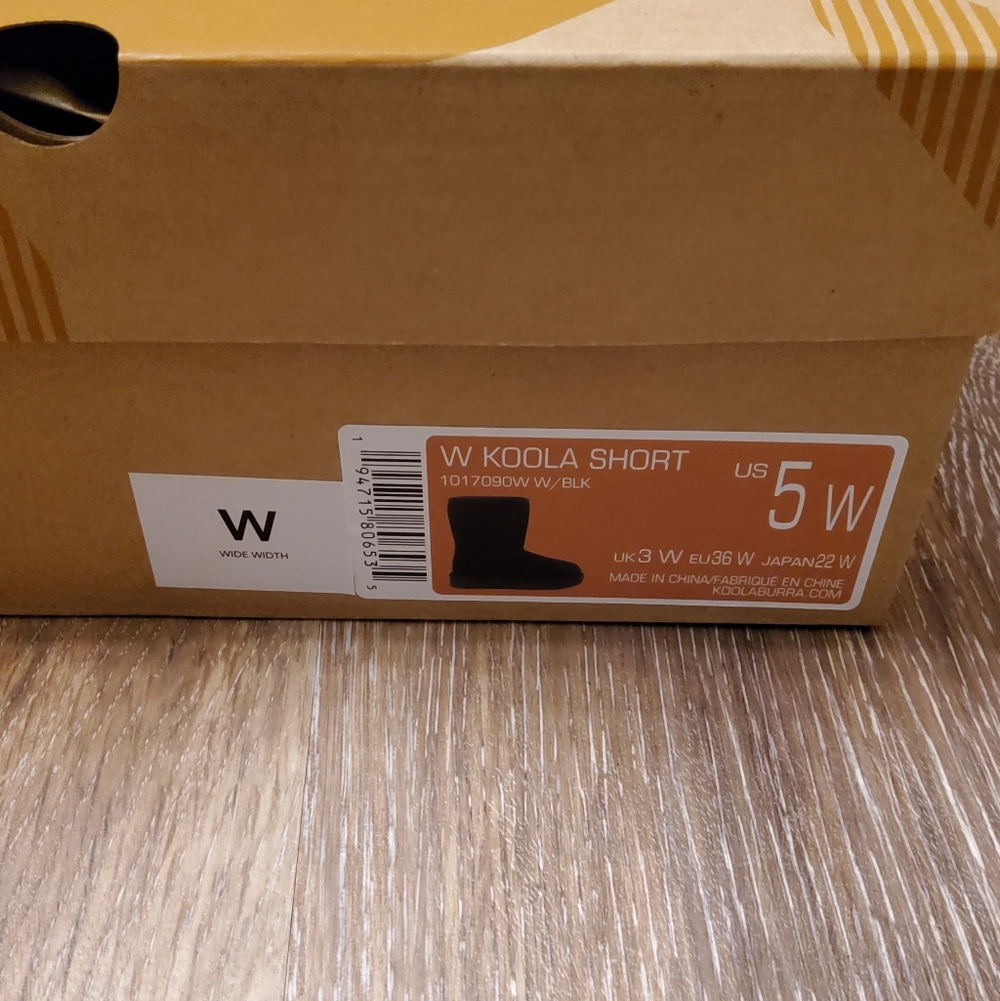 🔥Koolaburra by UGG Classic Short Womens  Black Winter Boots size 5W🔥 - Picture 9 of 12